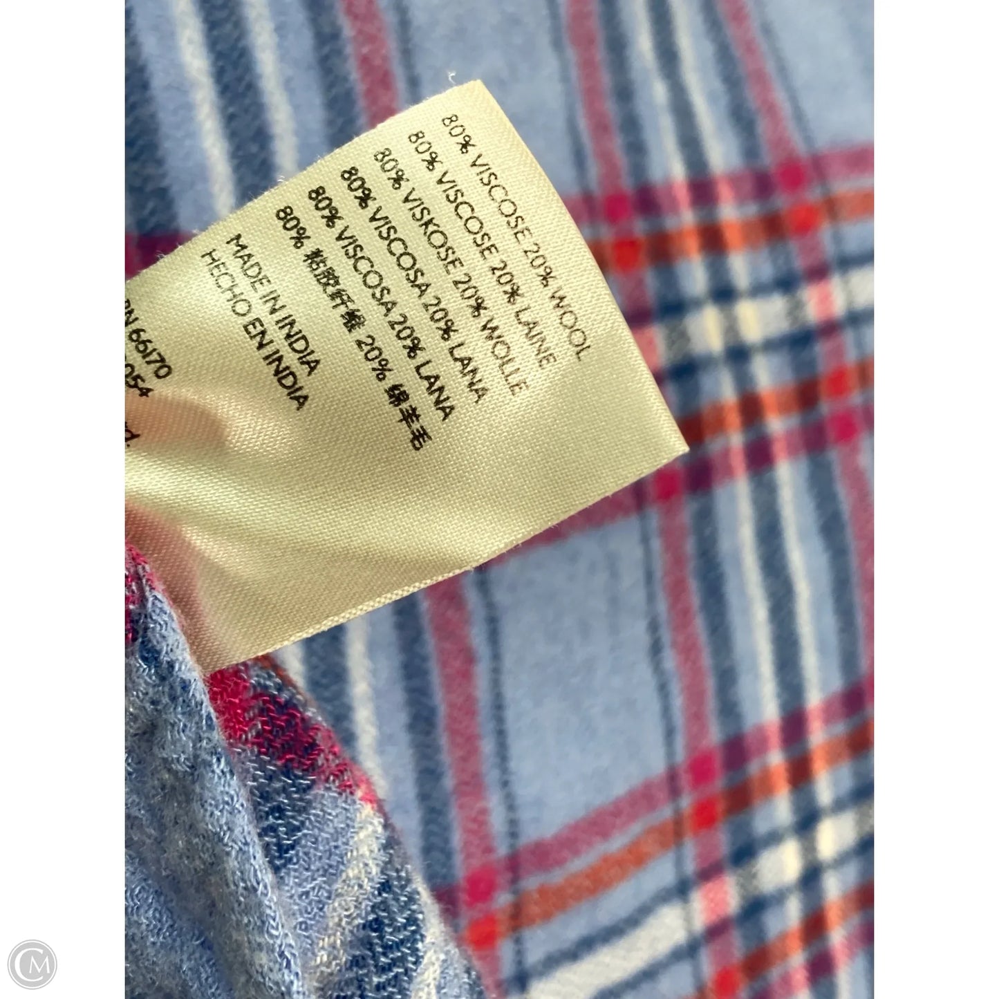 Top Long Sleeve By Pilcro In Plaid Pattern, Size: Xsp