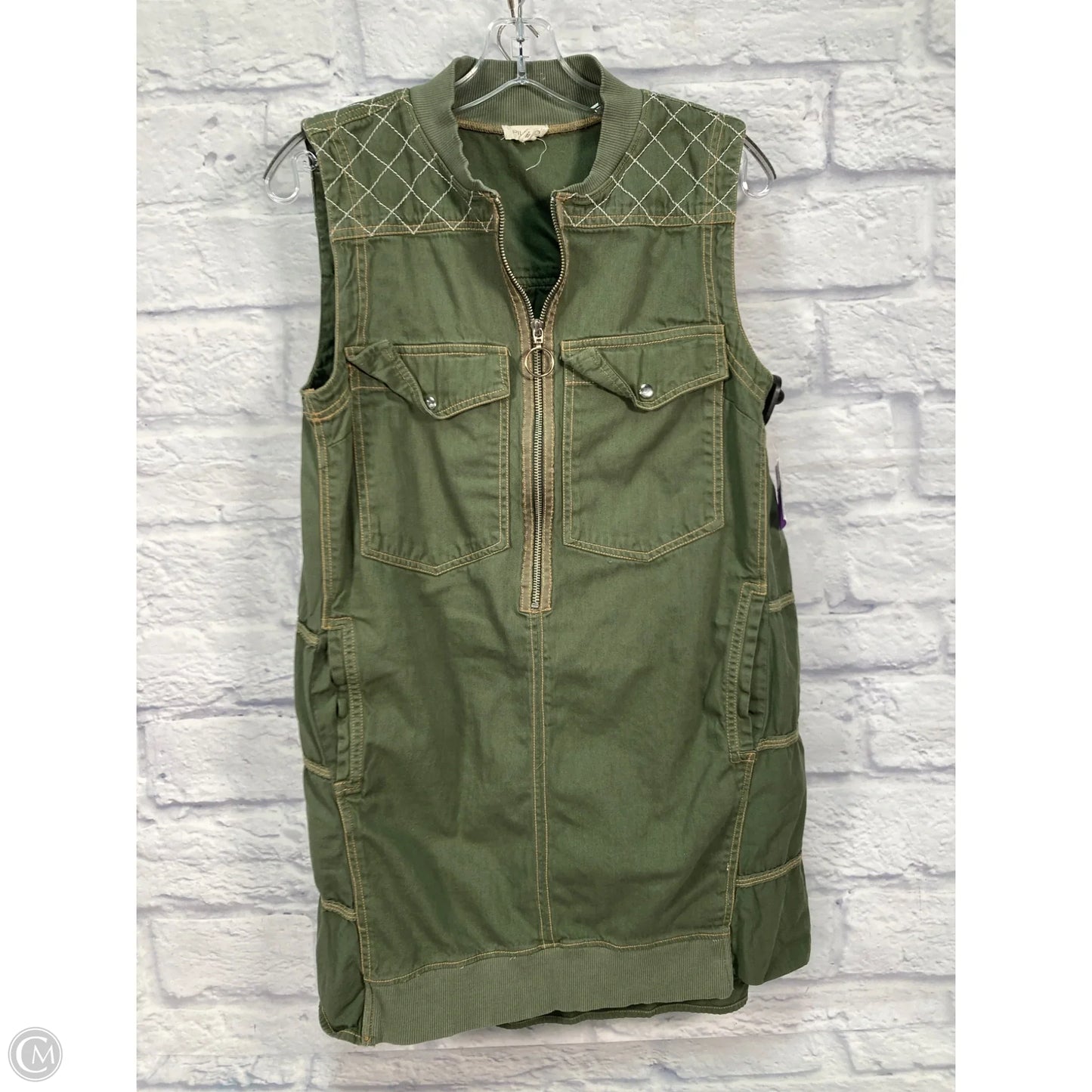Dress Casual Short By Pilcro In Green Denim, Size: Xs