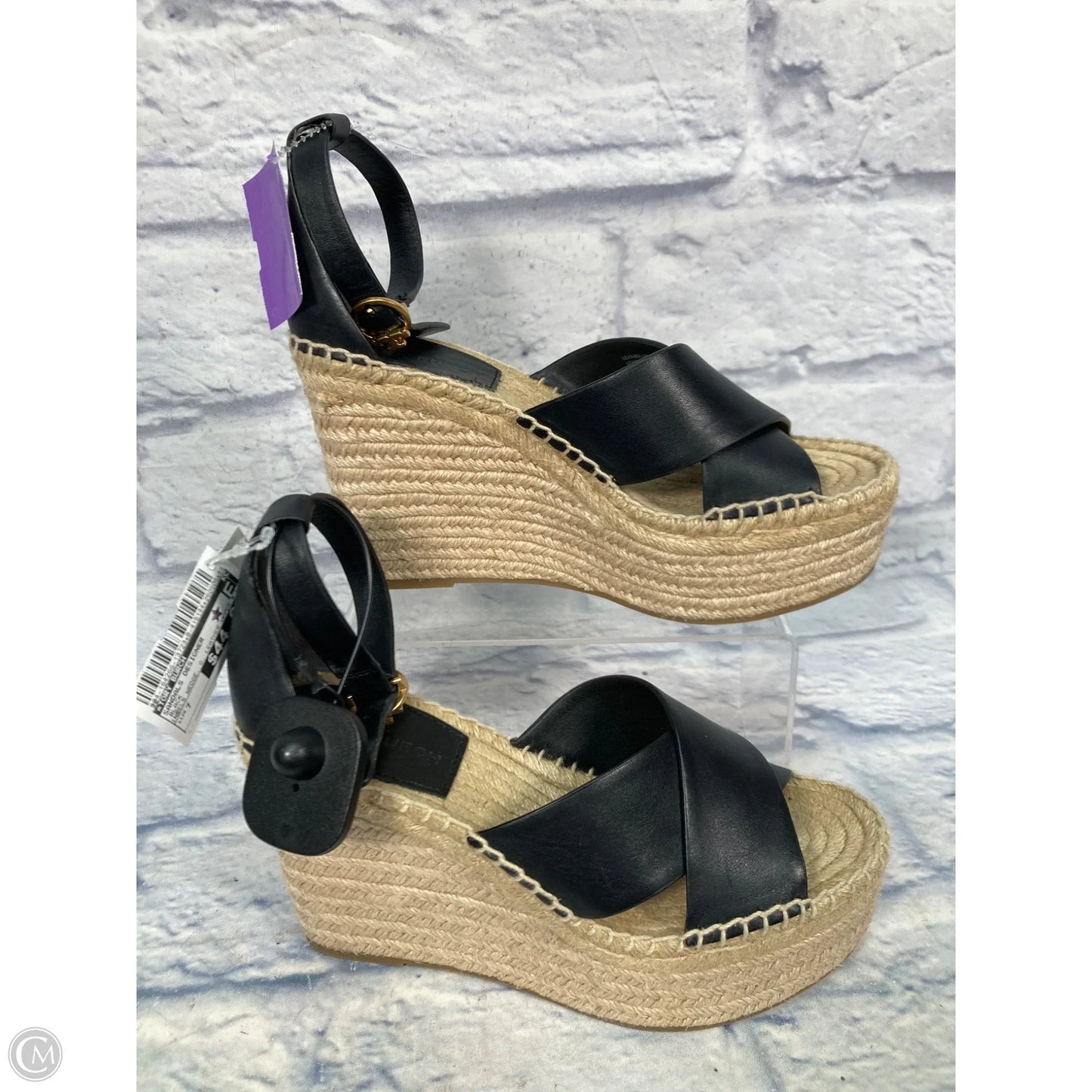 Sandals Designer By Tory Burch In Black, Size: 7