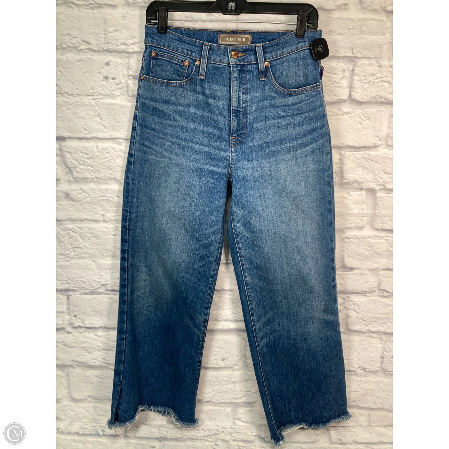 Jeans Wide Leg By Point Sur In Blue Denim, Size: 4