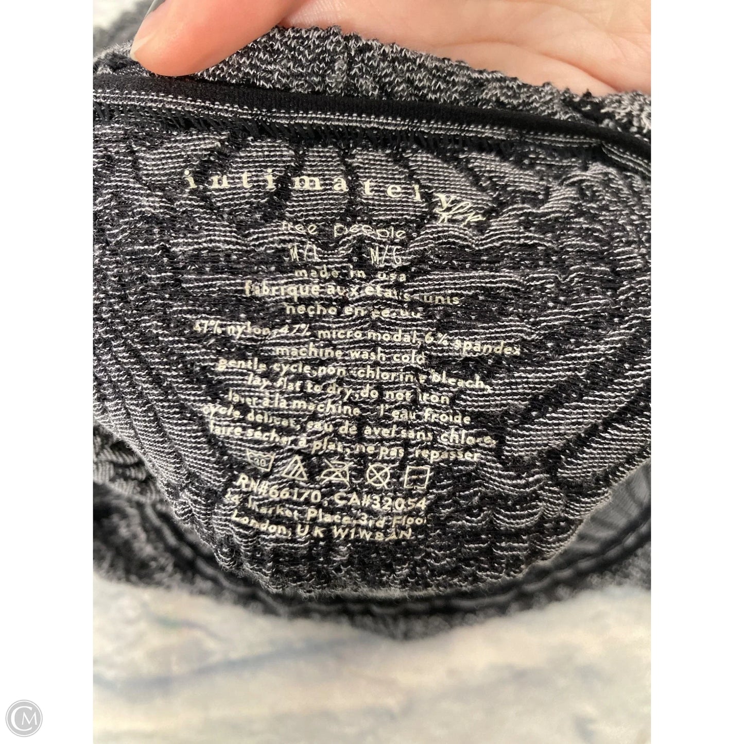 Top Sleeveless By Free People In Grey, Size: M