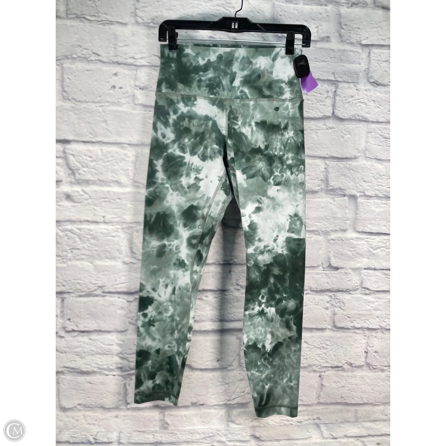 Athletic Leggings By Lululemon In Green, Size: 8
