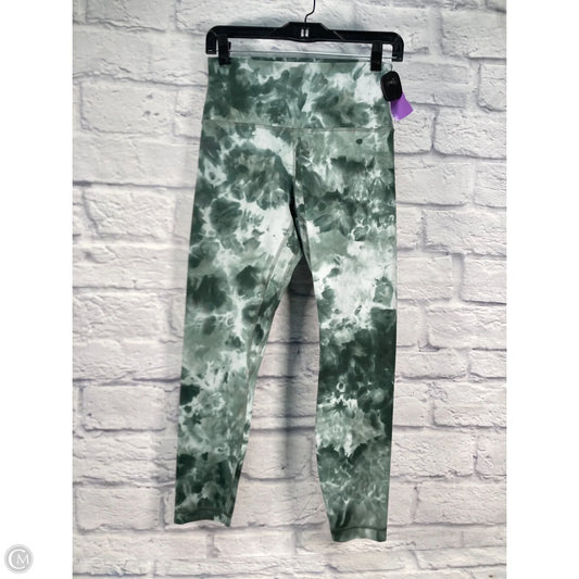Athletic Leggings By Lululemon In Green, Size: 8
