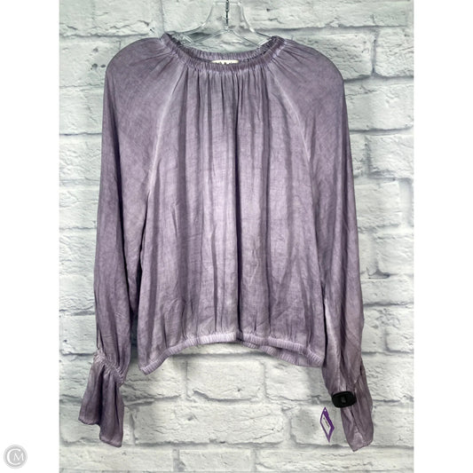 Top Long Sleeve By Cloth & Stone In Purple, Size: Xl