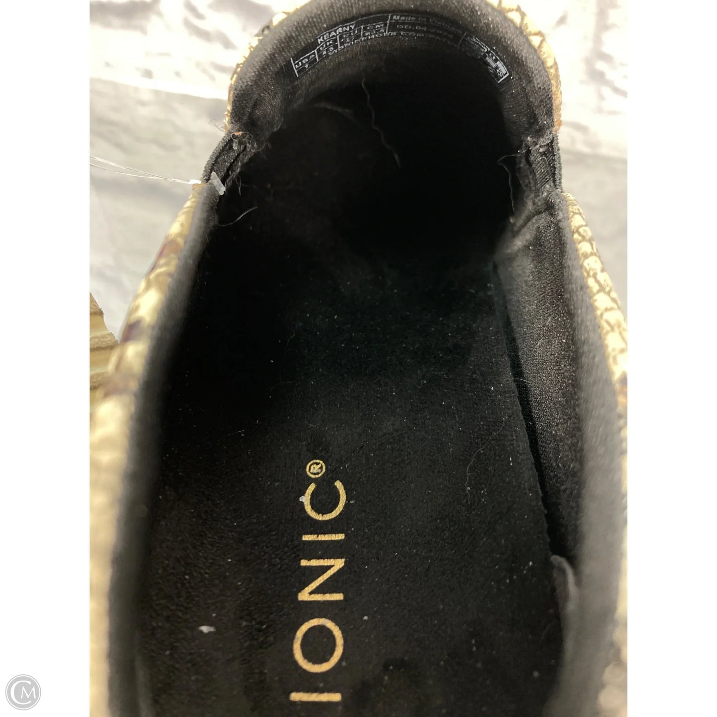 Shoes Sneakers By Vince In Snakeskin Print, Size: 7