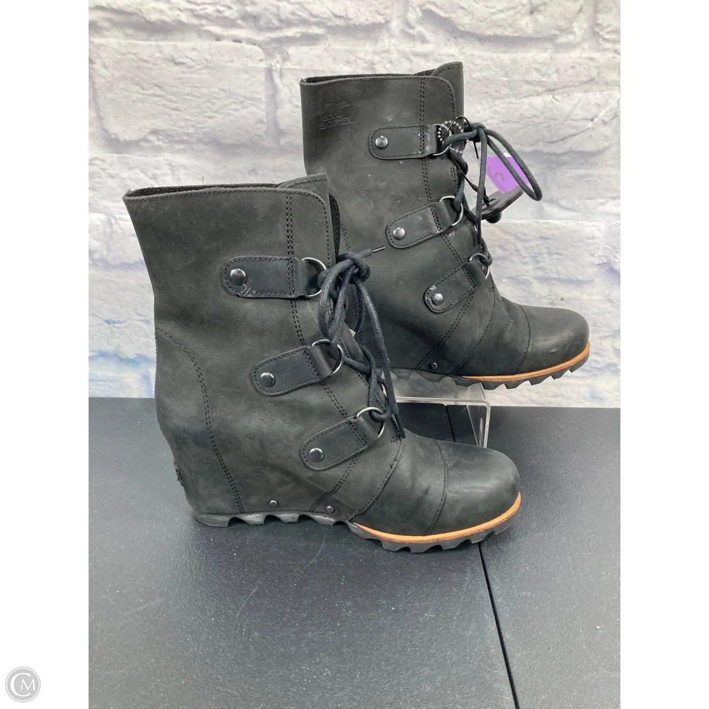 Boots Ankle Flats By Sorel In Black, Size: 9