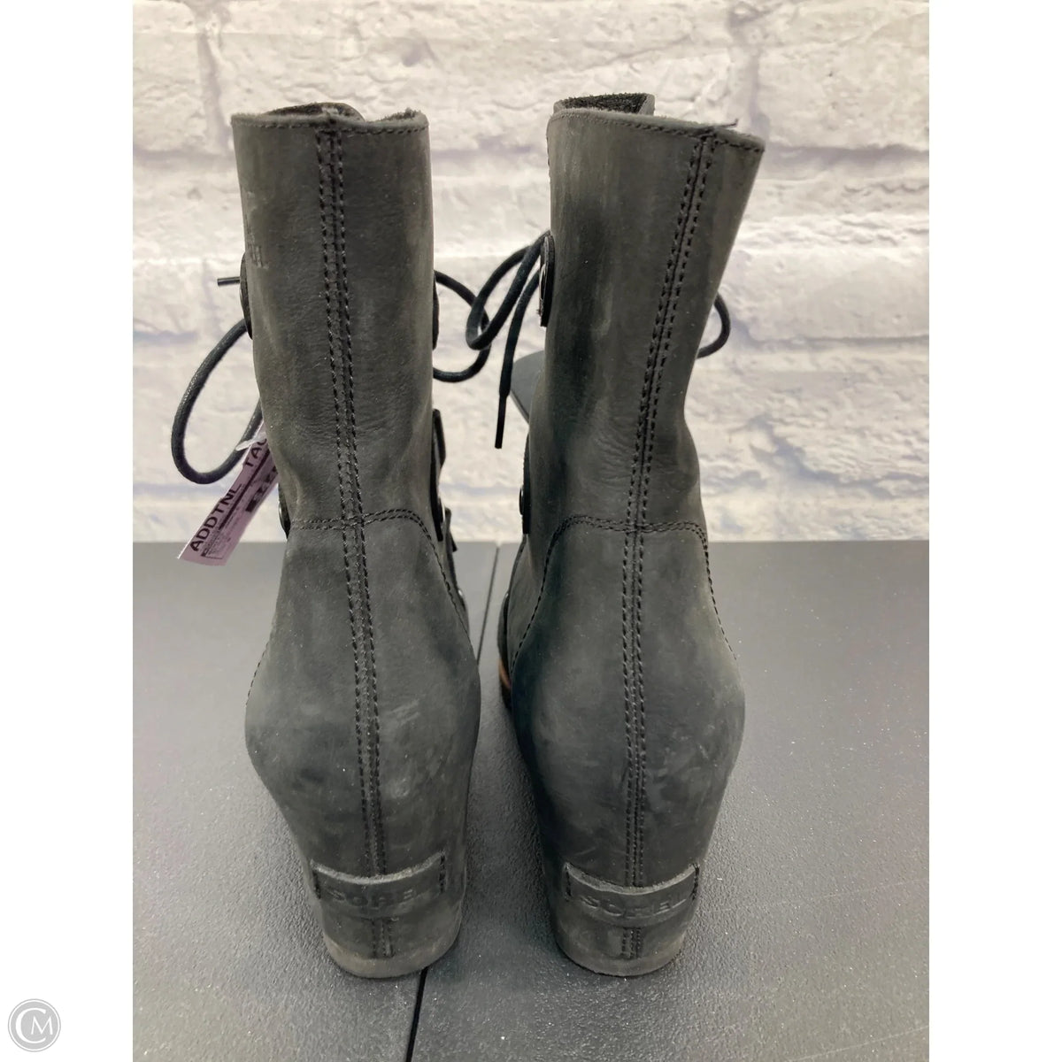 Boots Ankle Flats By Sorel In Black, Size: 9