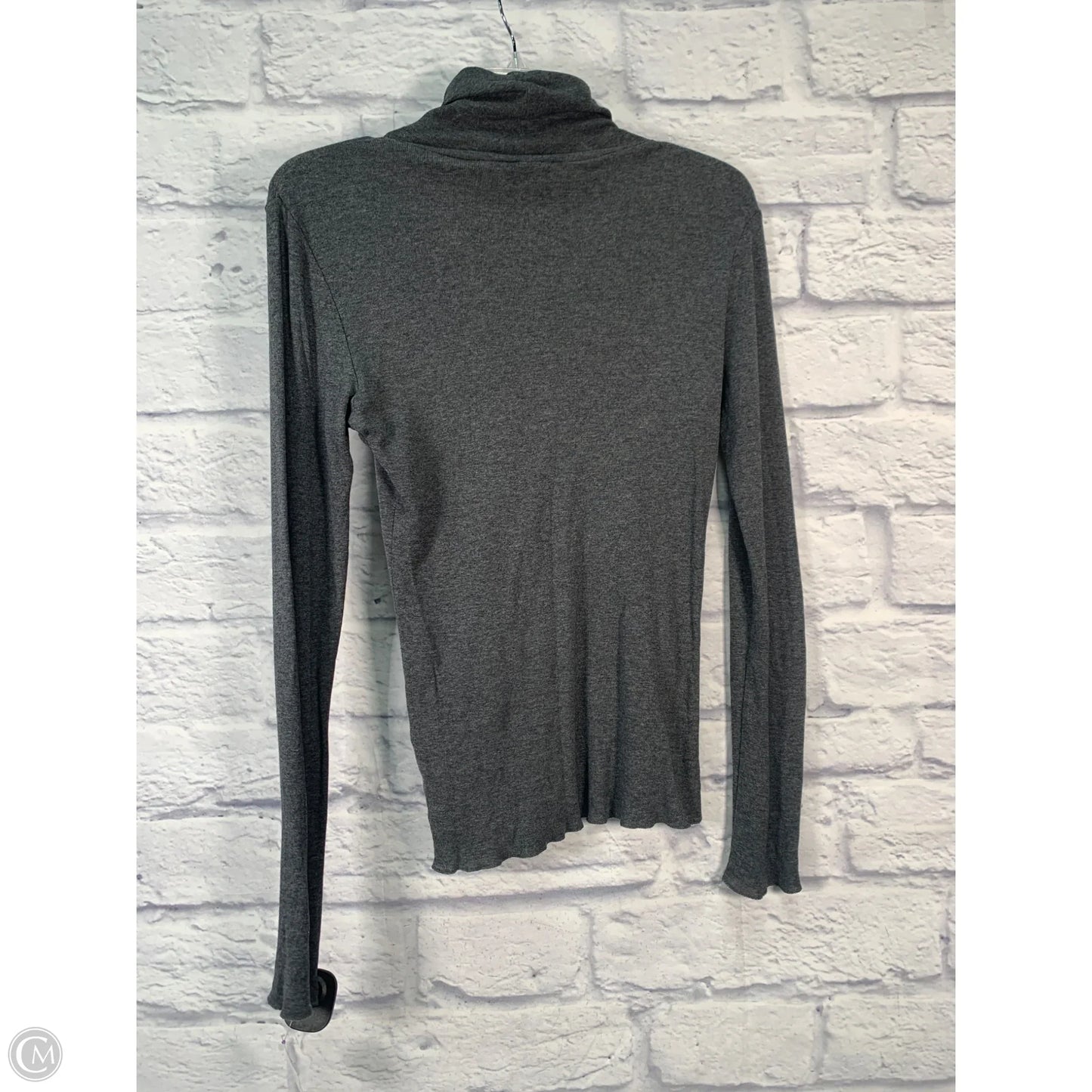 Top Long Sleeve By Ralph Lauren In Grey, Size: M