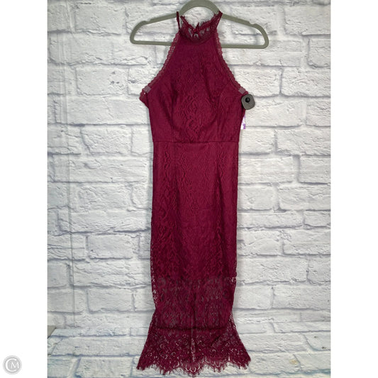Dress Designer By Milly In Red, Size: Xs