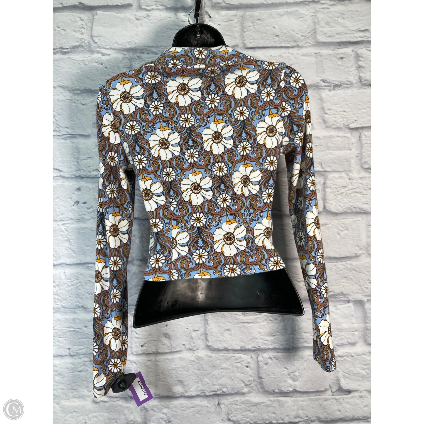Top Long Sleeve By Maeve In Floral Print, Size: Xxs