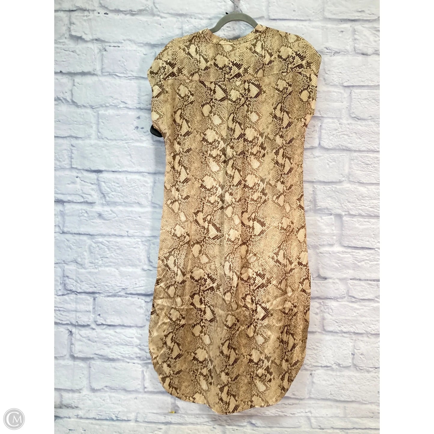 Dress Party Short By Banana Republic In Snakeskin Print, Size: Xxsp