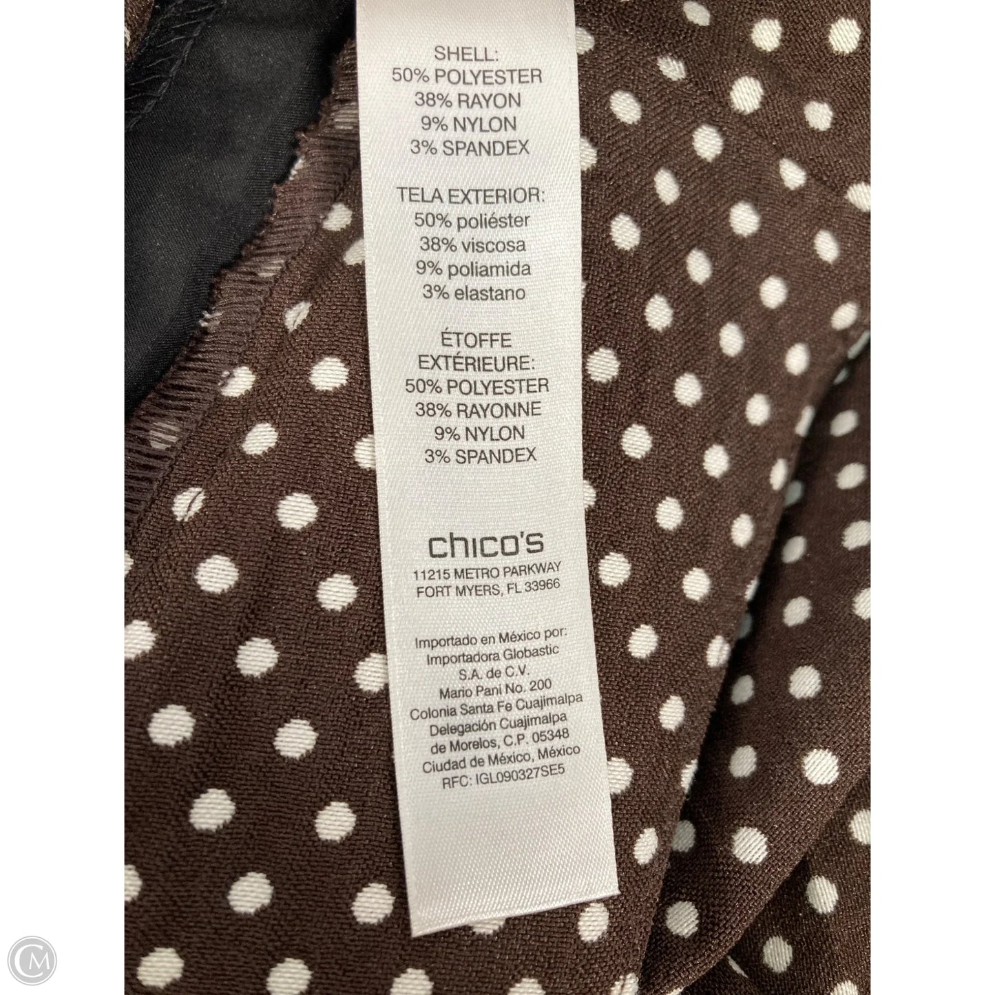 Pants Other By Chicos In Polkadot Pattern, Size: 10