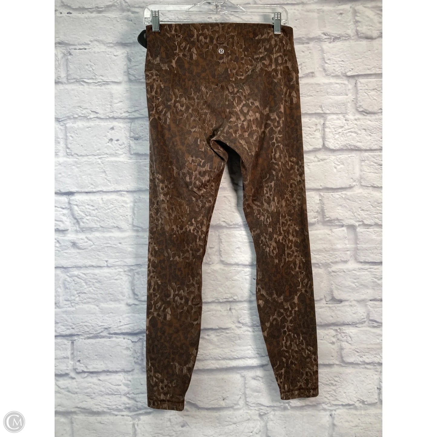 Athletic Leggings By Lululemon In Brown, Size: 10