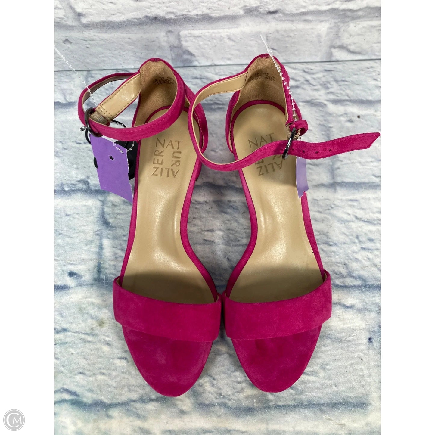 Sandals Heels Block By Naturalizer In Pink, Size: 6.5