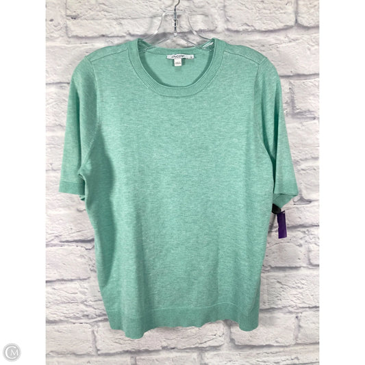Top Short Sleeve By Chicos In Green, Size: M