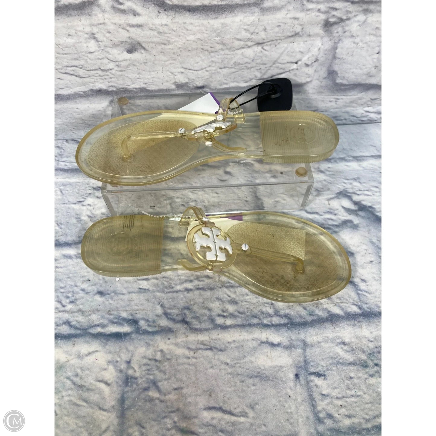 Sandals Designer By Tory Burch In Clear, Size: 6