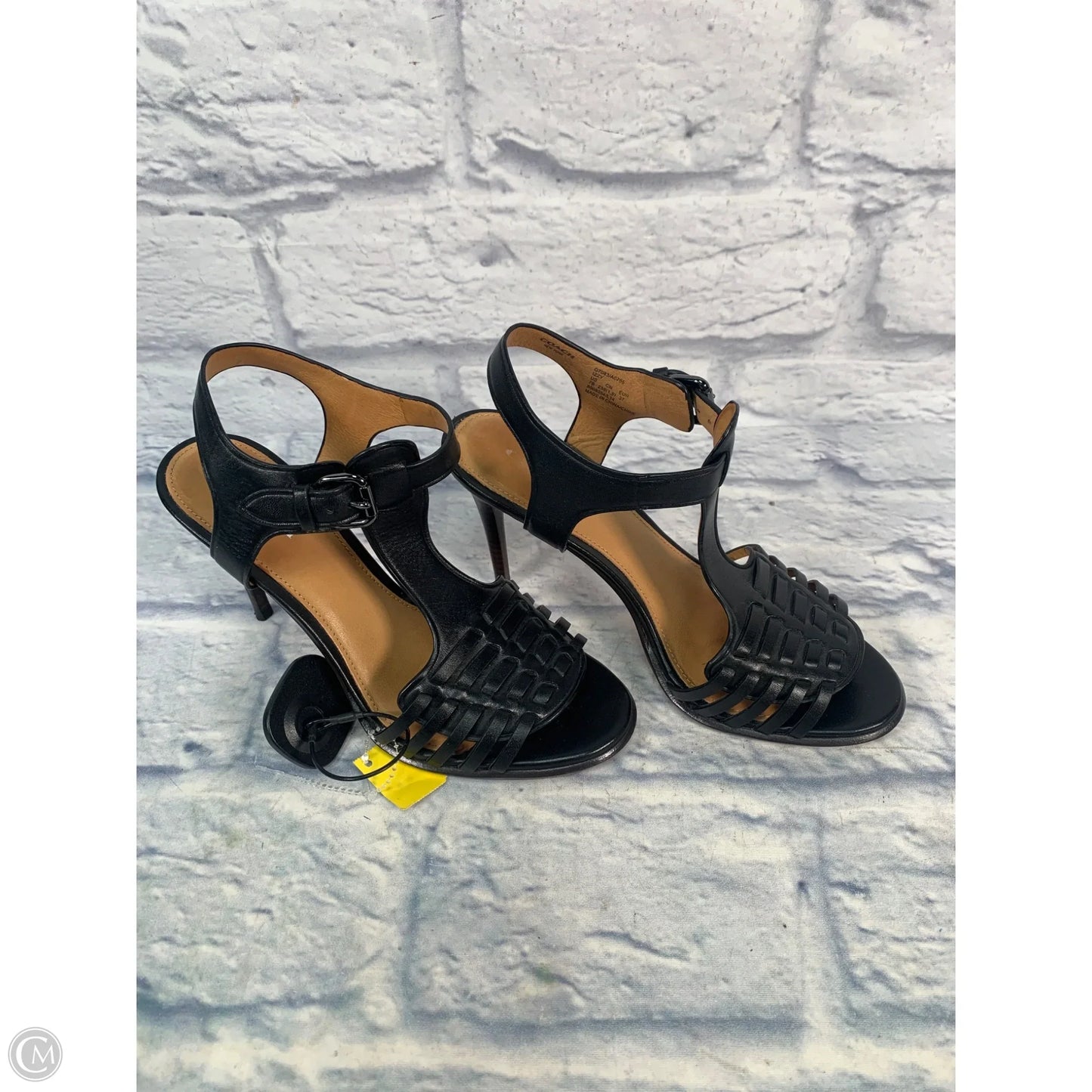 Shoes Designer By Coach In Black & Brown, Size: 7