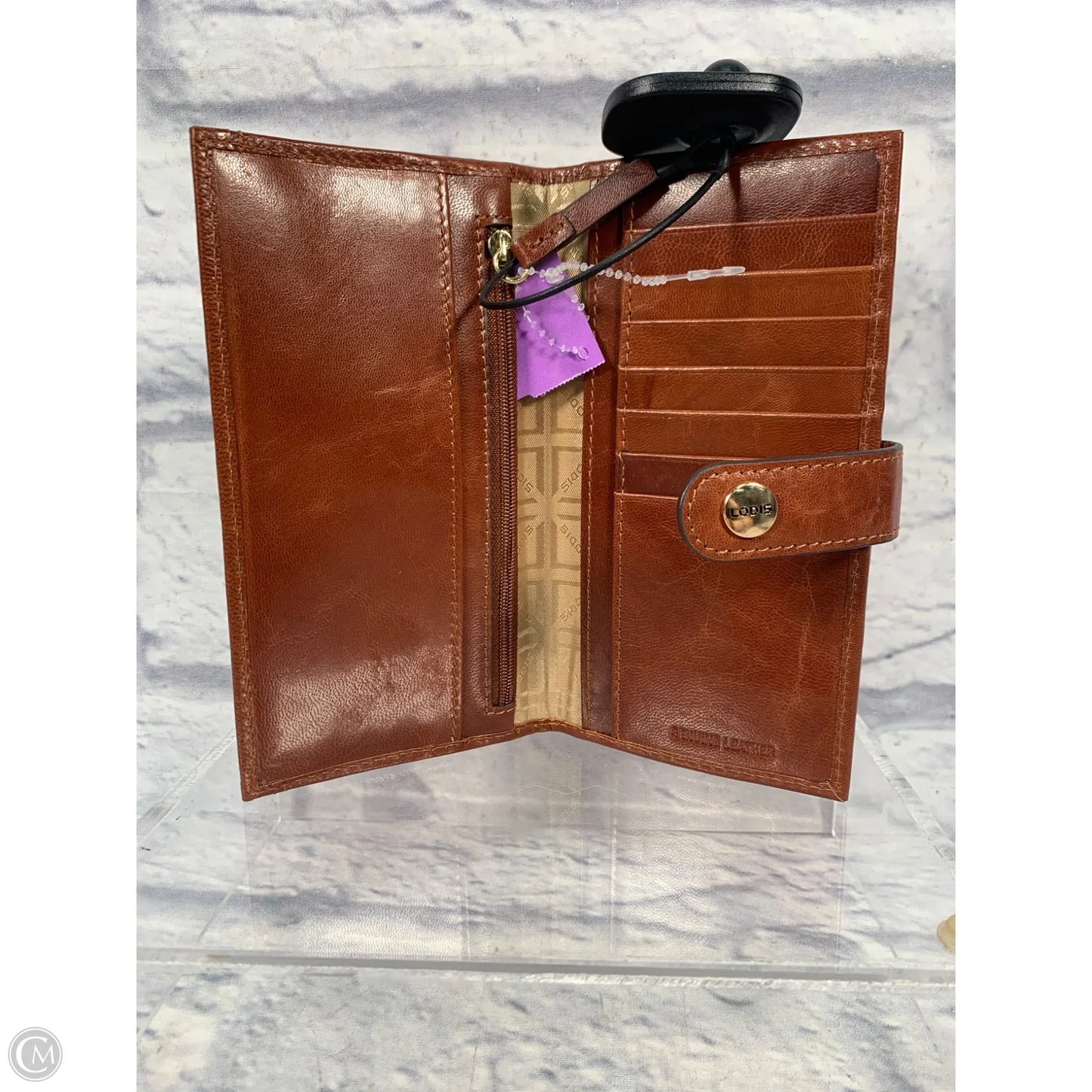 Wallet Leather By Lodis, Size: Medium