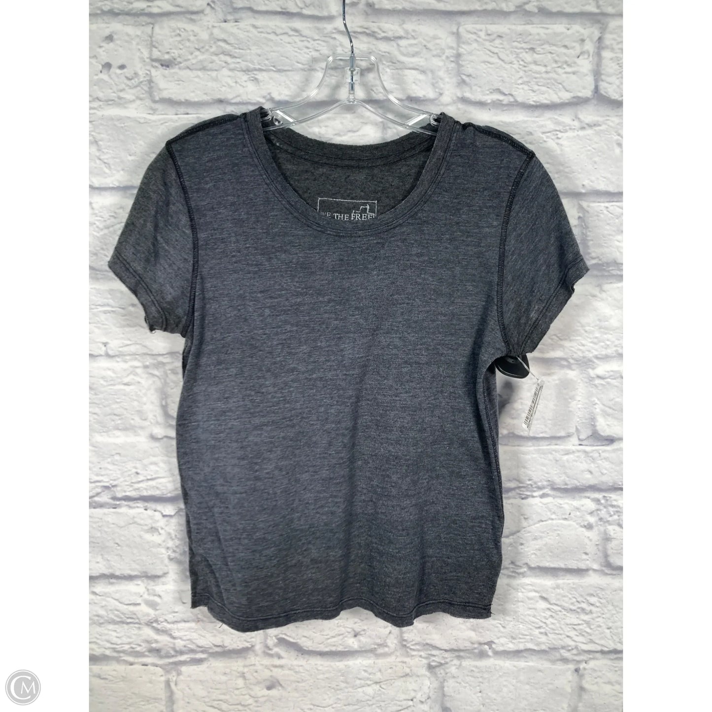 Top Short Sleeve Basic By We The Free In Grey, Size: M