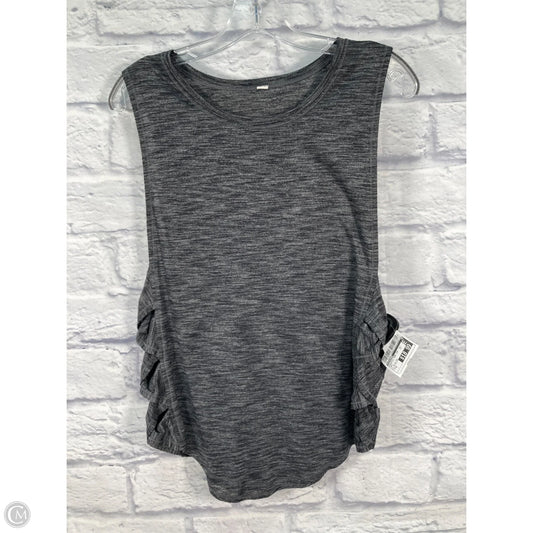 Athletic Tank Top By Lululemon In Grey, Size: M