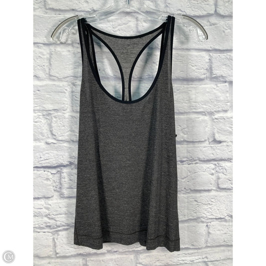 Athletic Tank Top By Lululemon In Grey, Size: M
