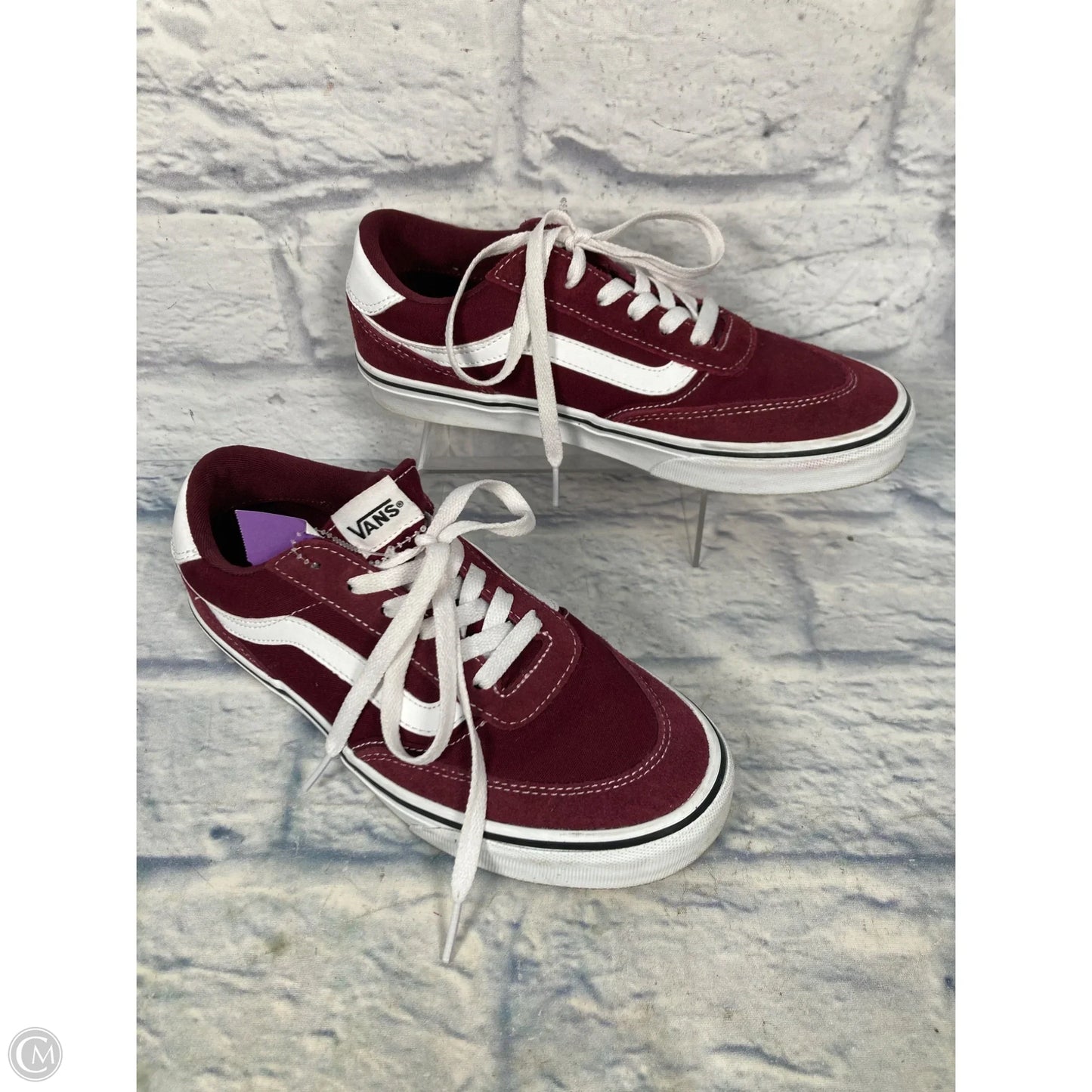 Shoes Sneakers By Vans In Red, Size: 8