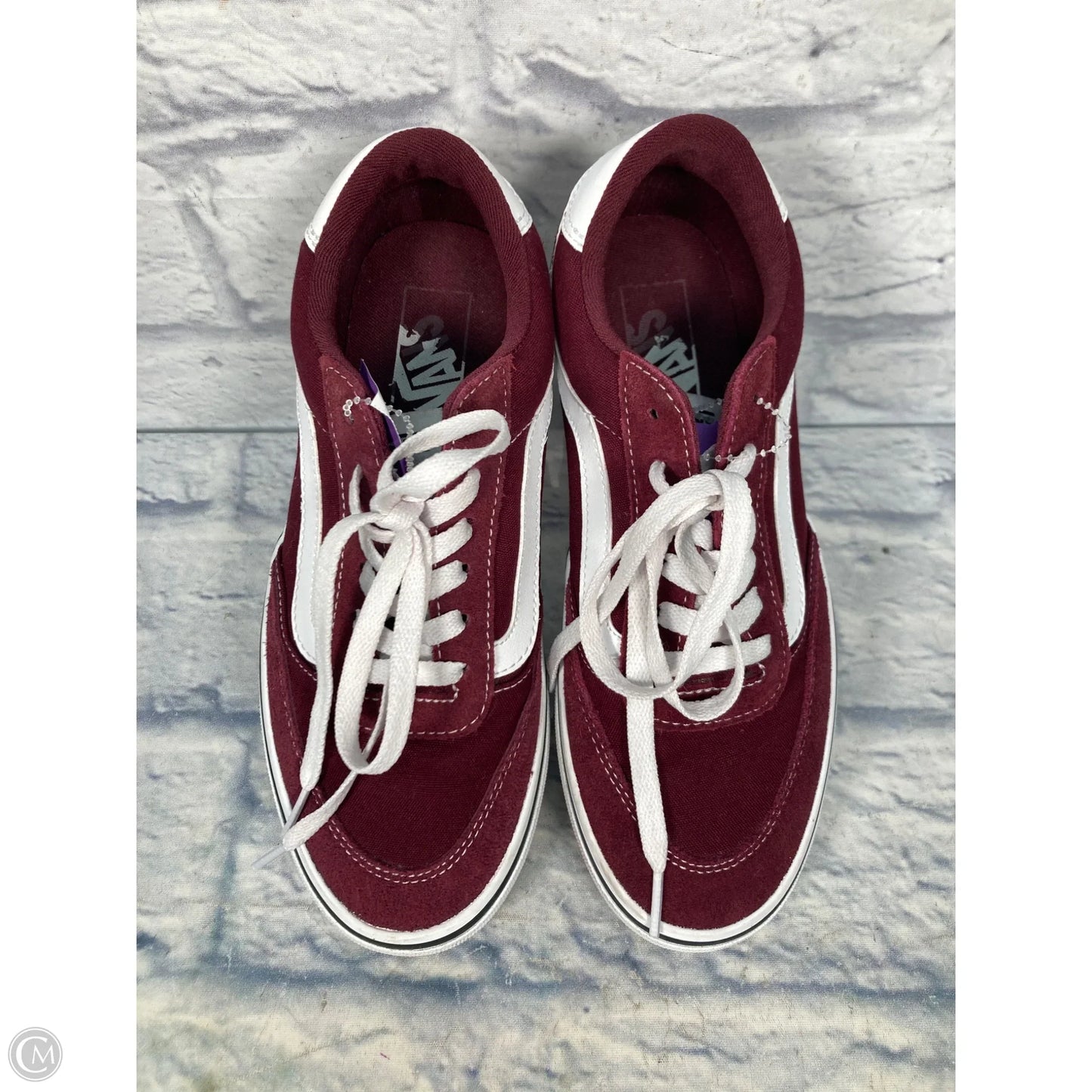 Shoes Sneakers By Vans In Red, Size: 8