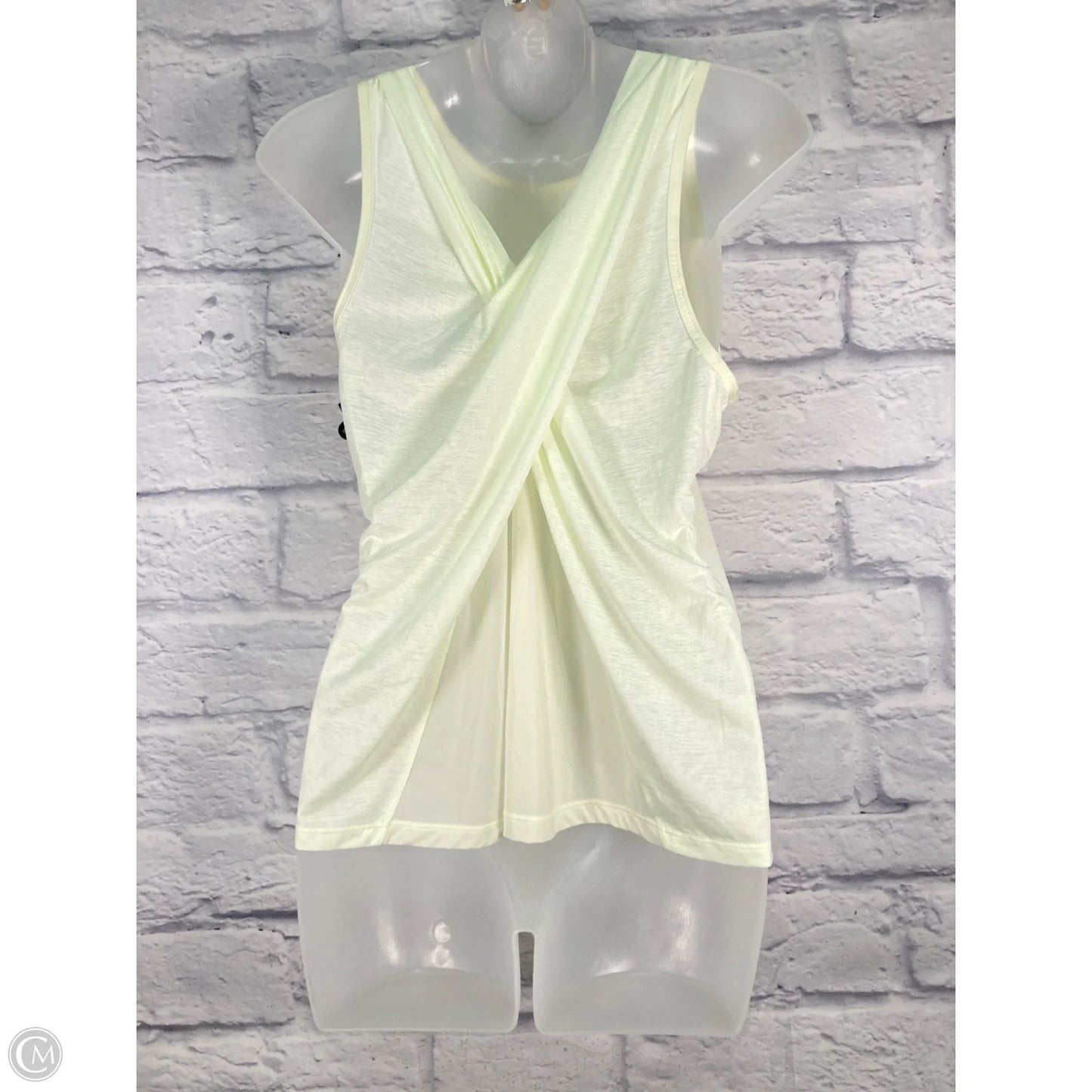 Athletic Tank Top By Lululemon In Yellow, Size: S
