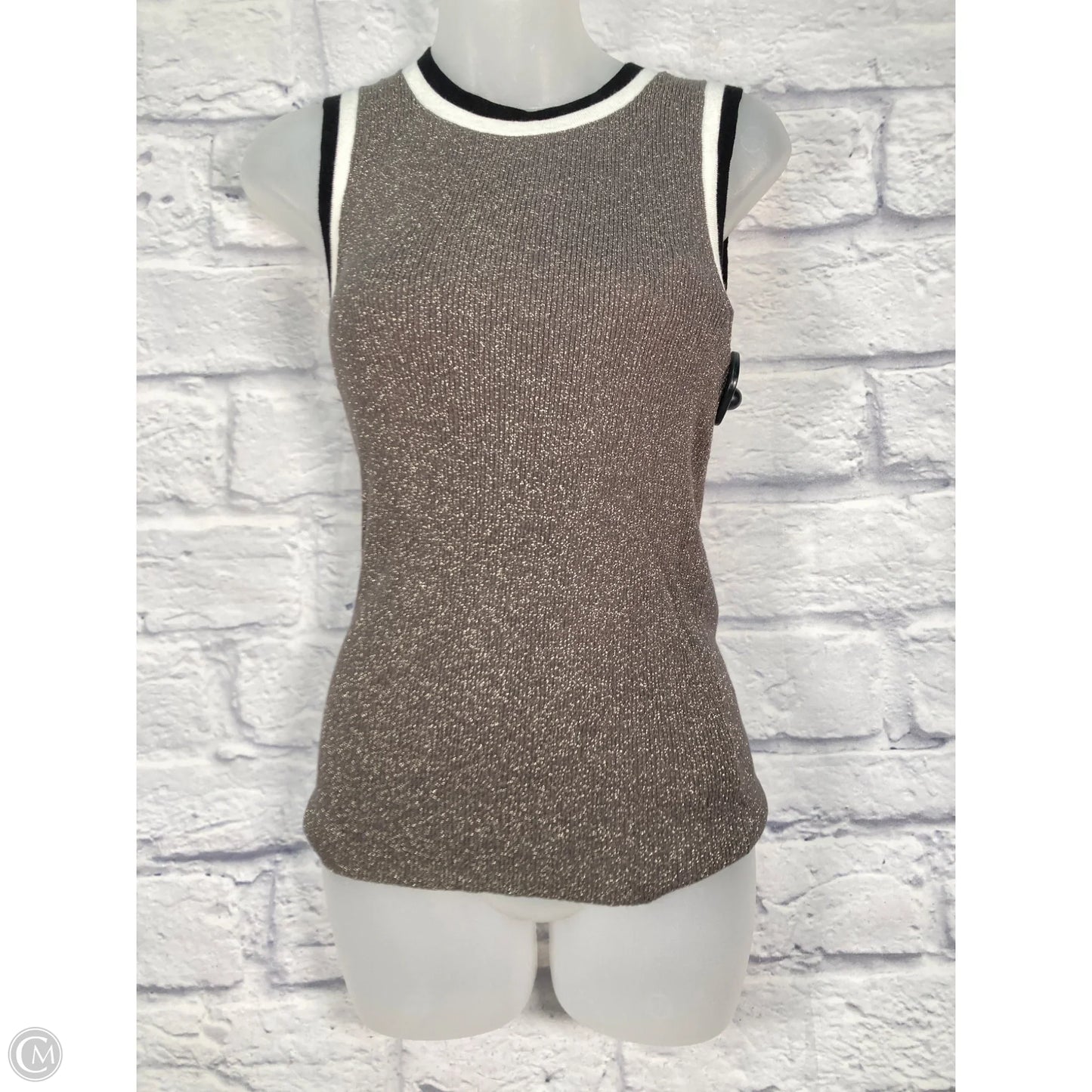 Top Sleeveless By Moth In Grey, Size: S