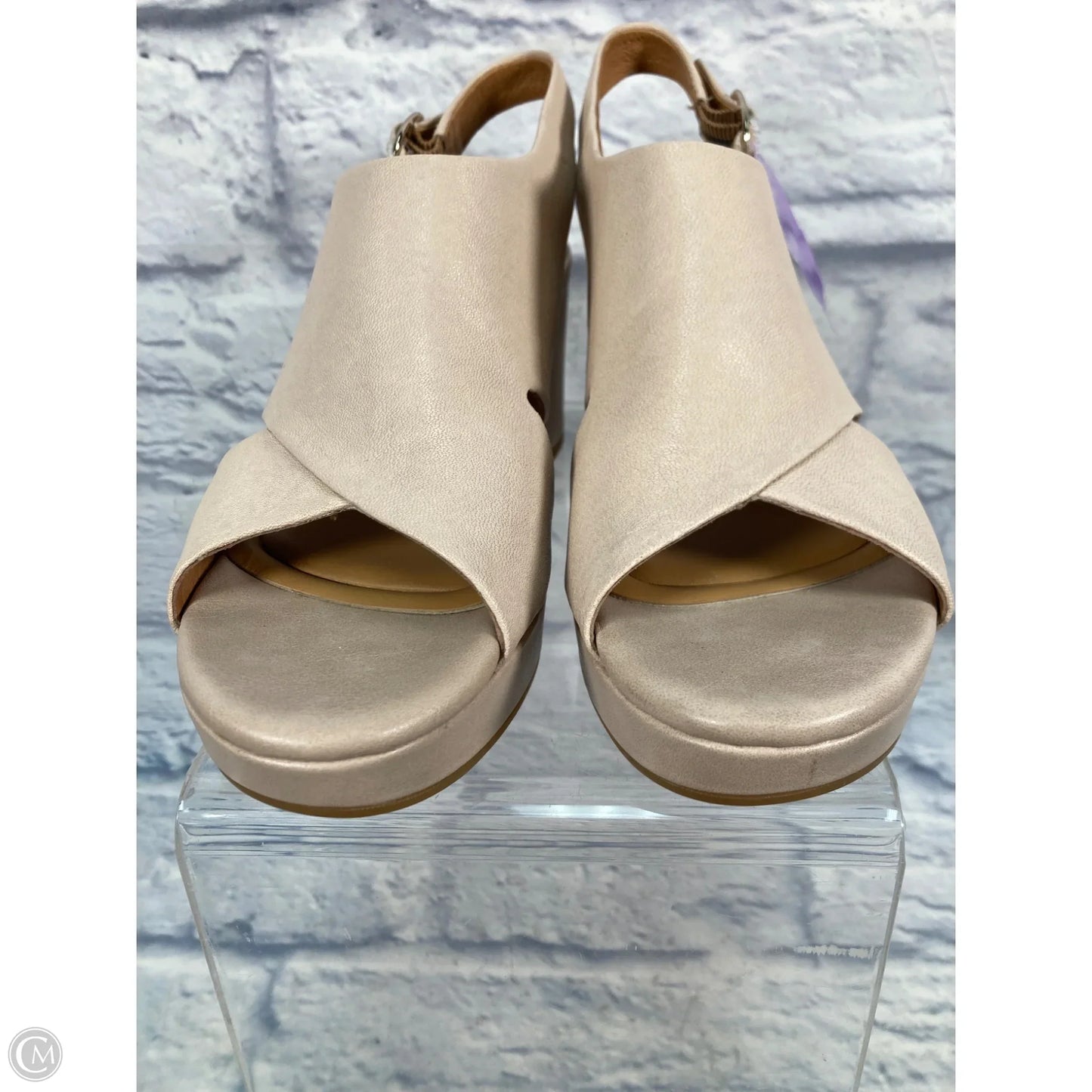 Sandals Heels Block By Sofft In Pink, Size: 7
