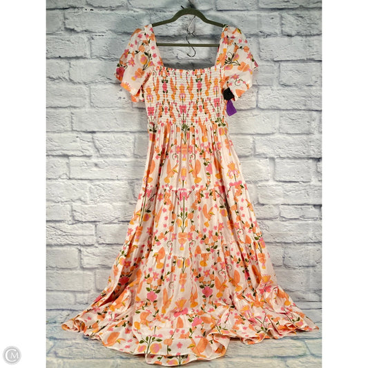 Dress Casual Maxi By Clothes Mentor In Floral Print, Size: M