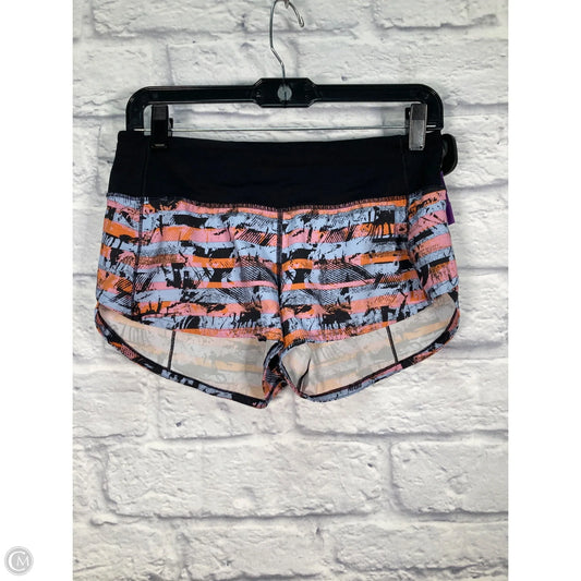 Athletic Shorts By Lululemon In Multi-colored, Size: 4