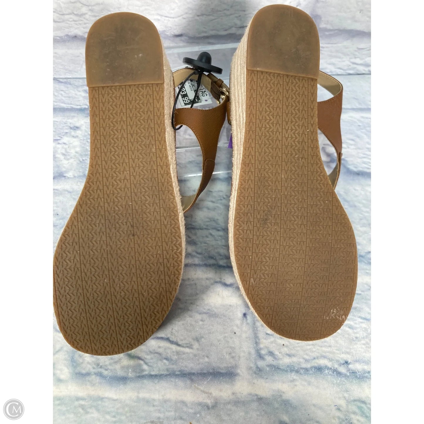 Sandals Heels Wedge By Michael By Michael Kors In Brown, Size: 11