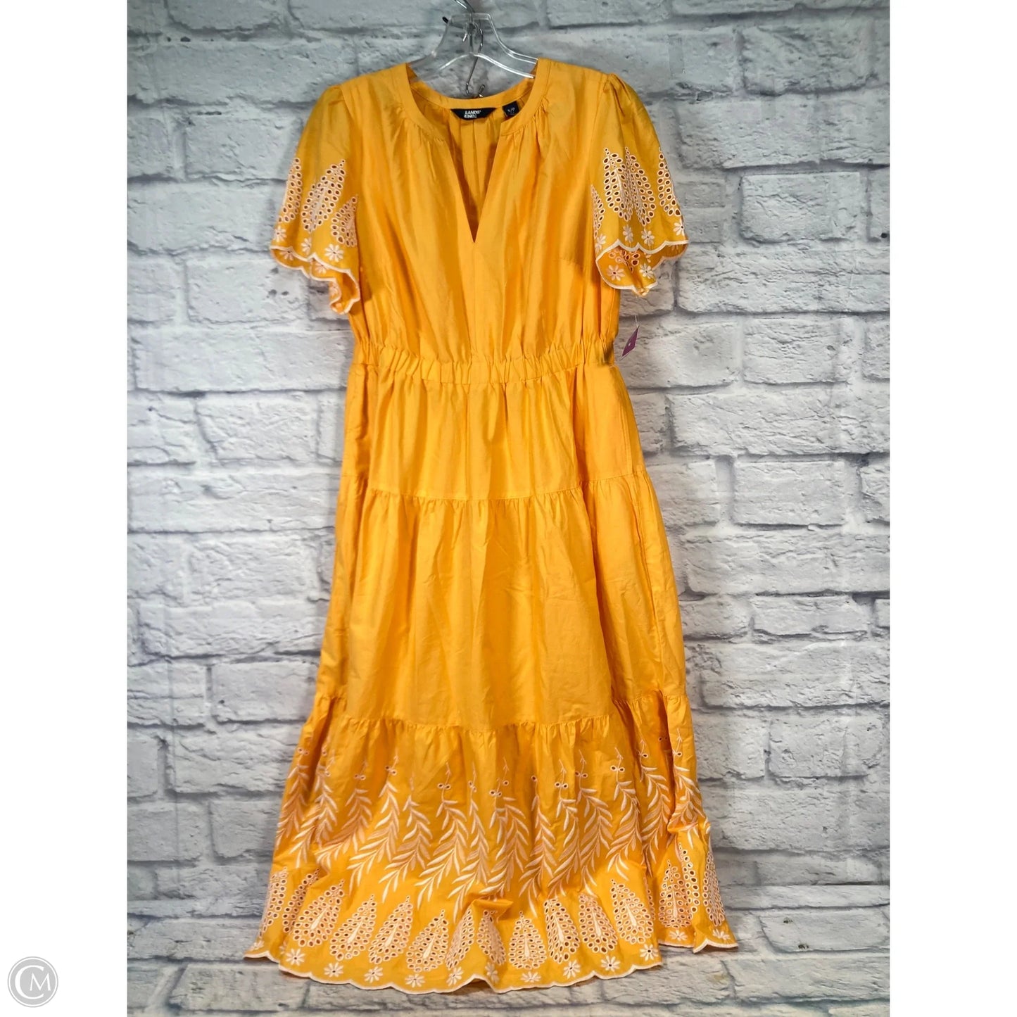 Dress Casual Maxi By Lands End In Orange, Size: S