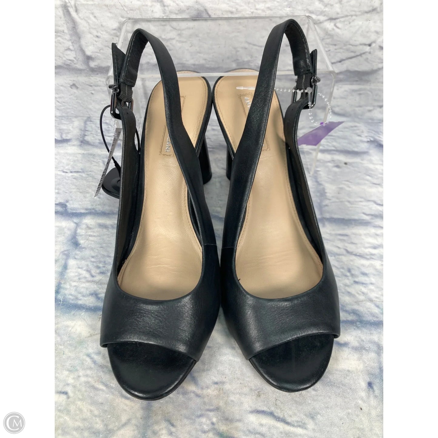 Sandals Heels Stiletto By Antonio Melani In Black, Size: 9.5