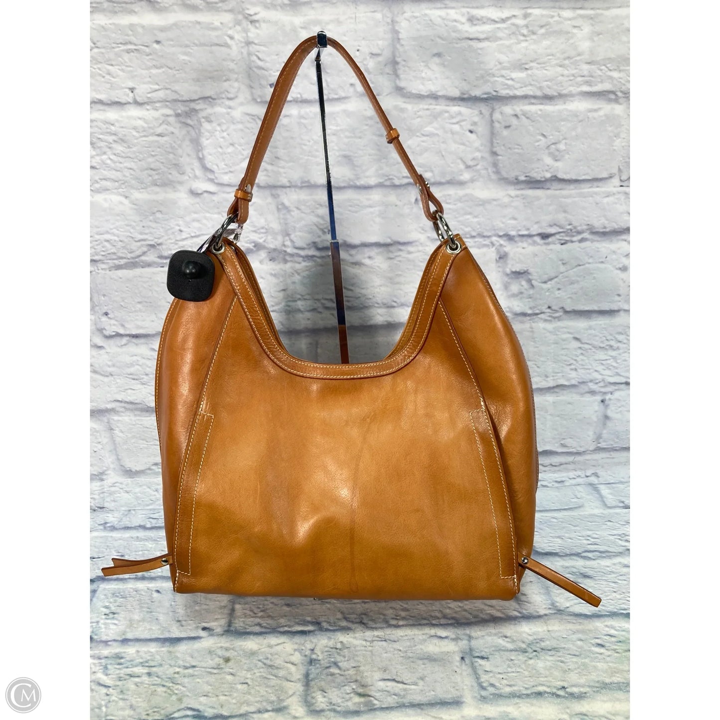 Handbag Leather By Clothes Mentor, Size: Large