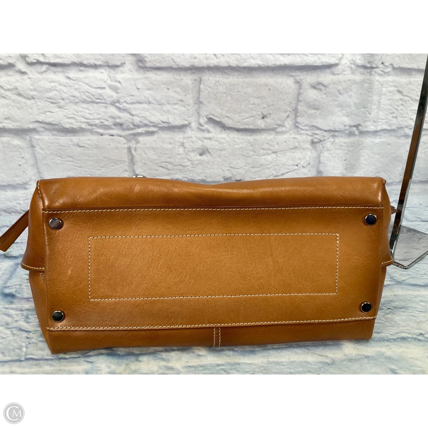 Handbag Leather By Clothes Mentor, Size: Large