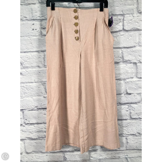 Pants Wide Leg By Topshop In Pink, Size: 4