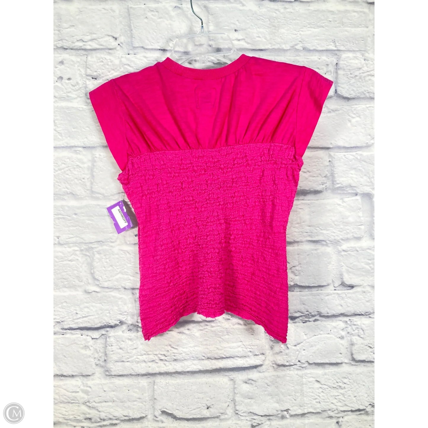 Top Short Sleeve By Maeve In Pink, Size: Xs