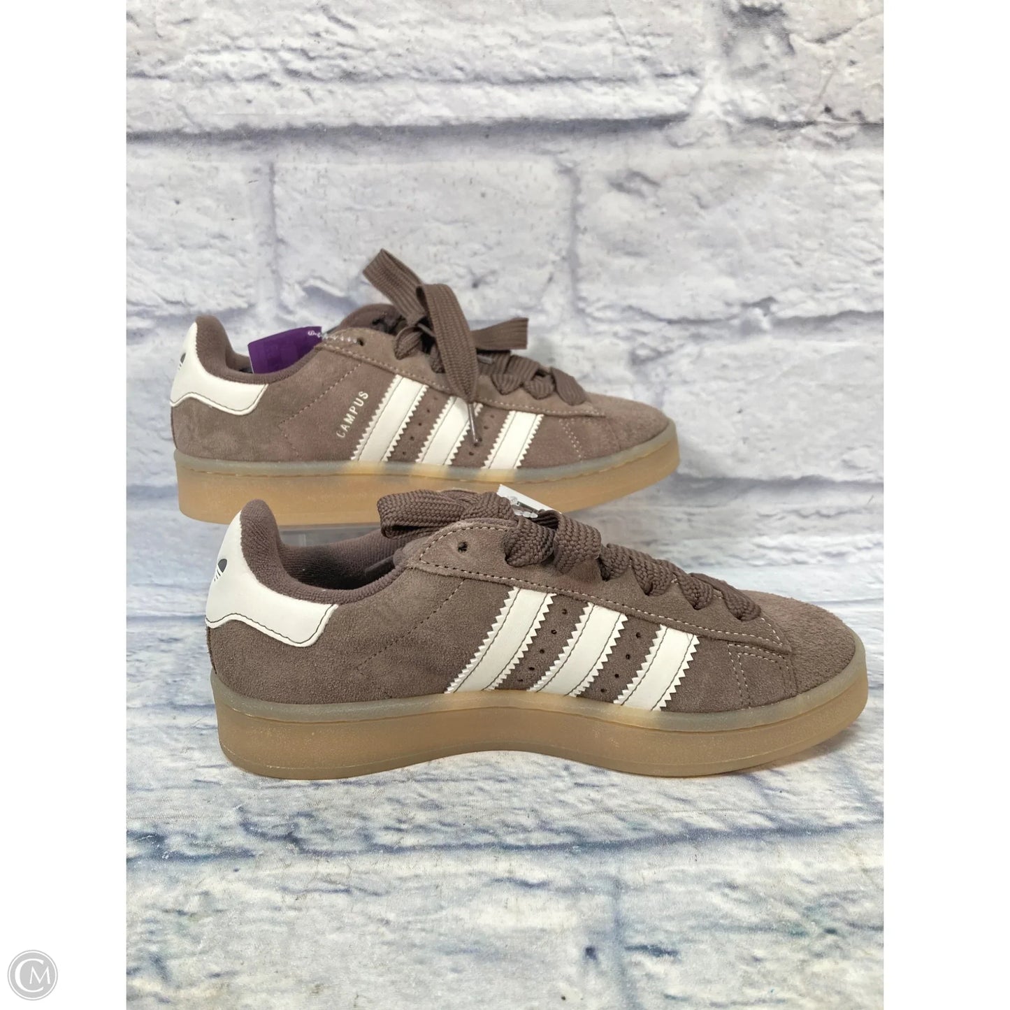 Shoes Sneakers By Adidas In Brown & Cream, Size: 8