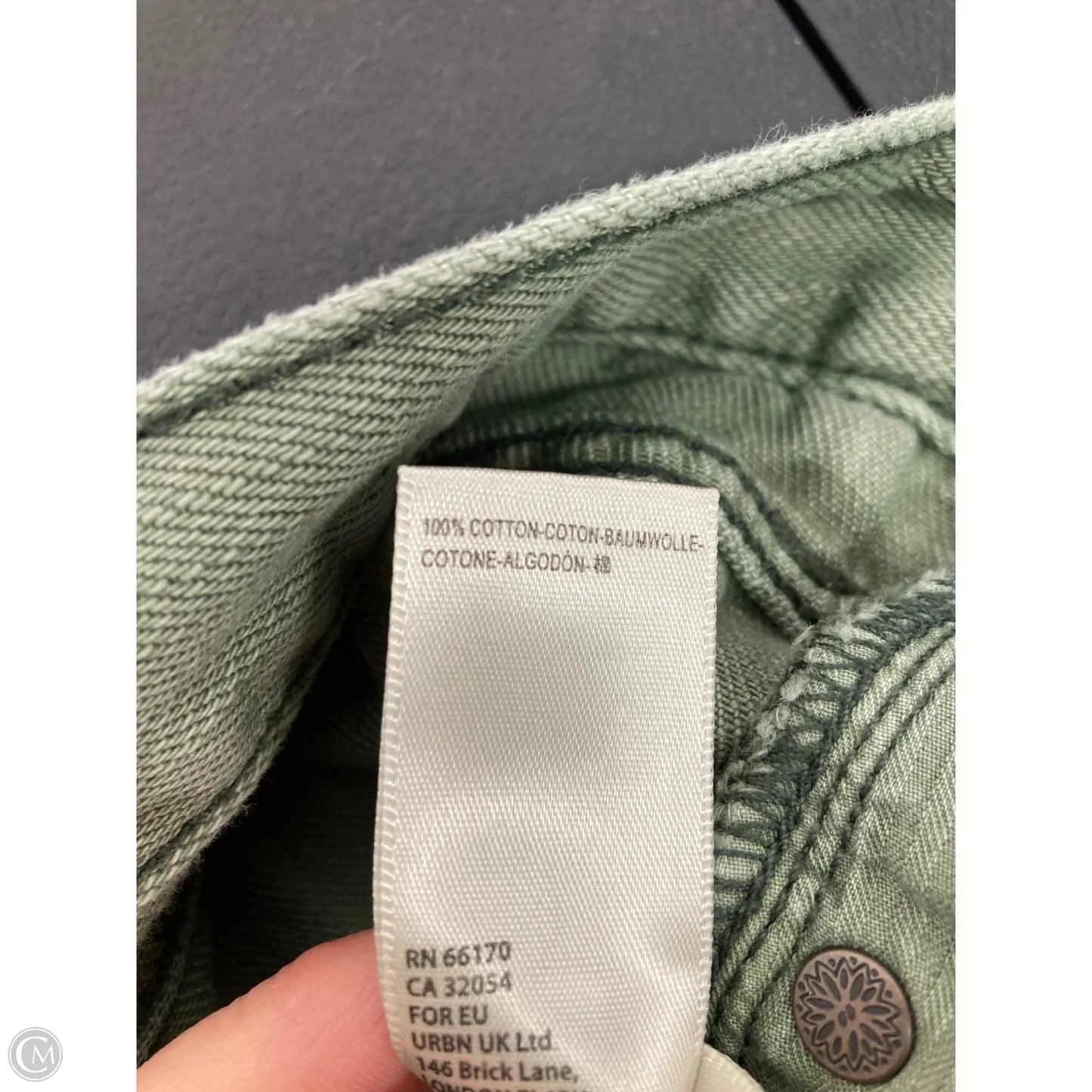 Shorts By We The Free In Green Denim, Size: 4