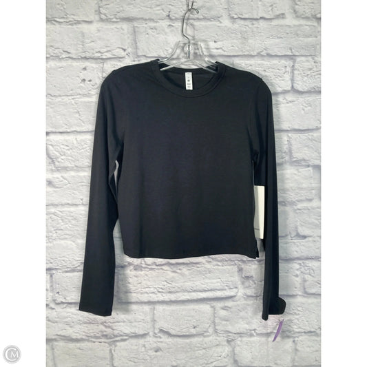 Athletic Top Long Sleeve Crewneck By Lululemon In Black, Size: 2