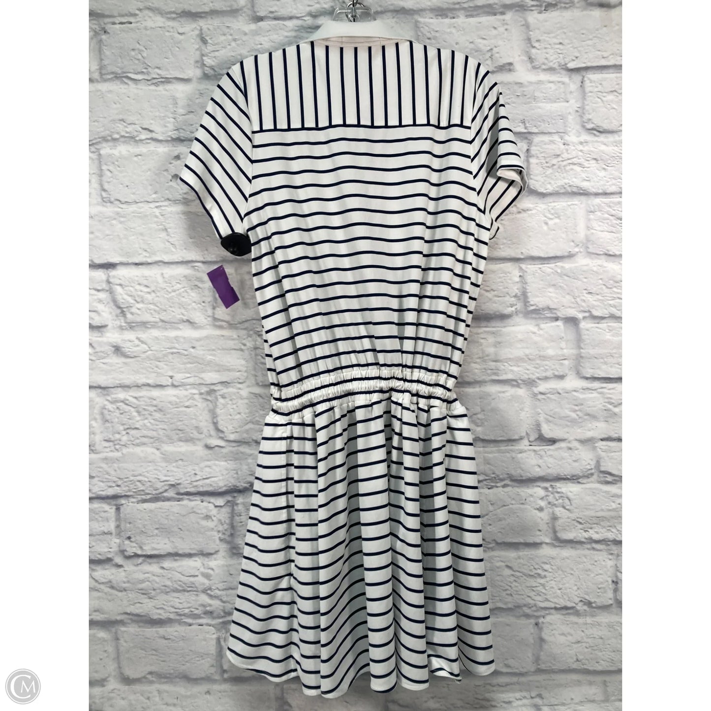 Athletic Dress By Rlx In Striped Pattern, Size: M