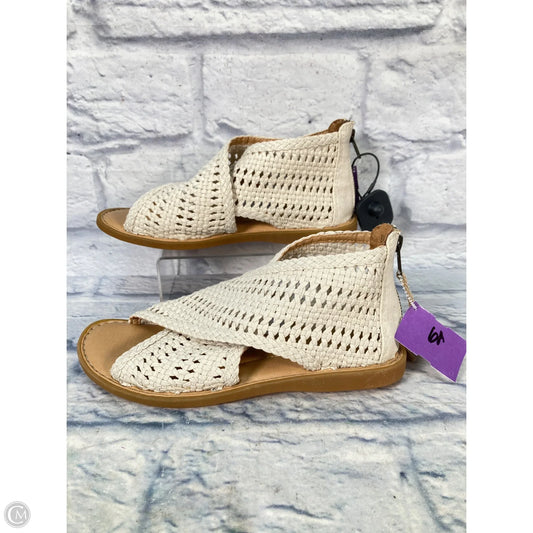 Sandals Flats By Born In Cream, Size: 8