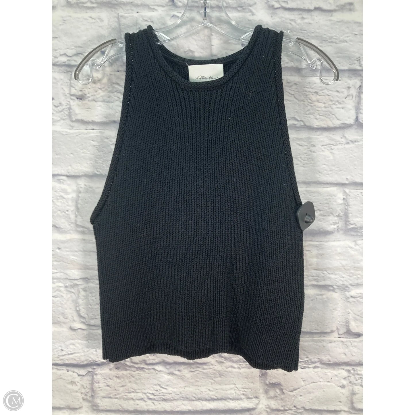Top Sleeveless Luxury Designer By 3.1 Phillip Lim In Black, Size: M