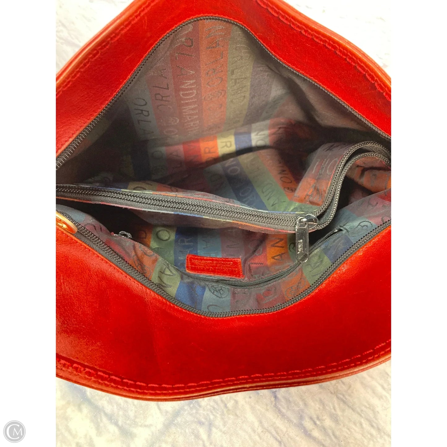 Crossbody Leather By Clothes Mentor, Size: Medium