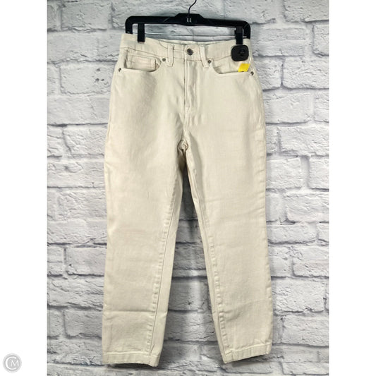 Jeans Boyfriend By Good American In Cream Denim, Size: 2