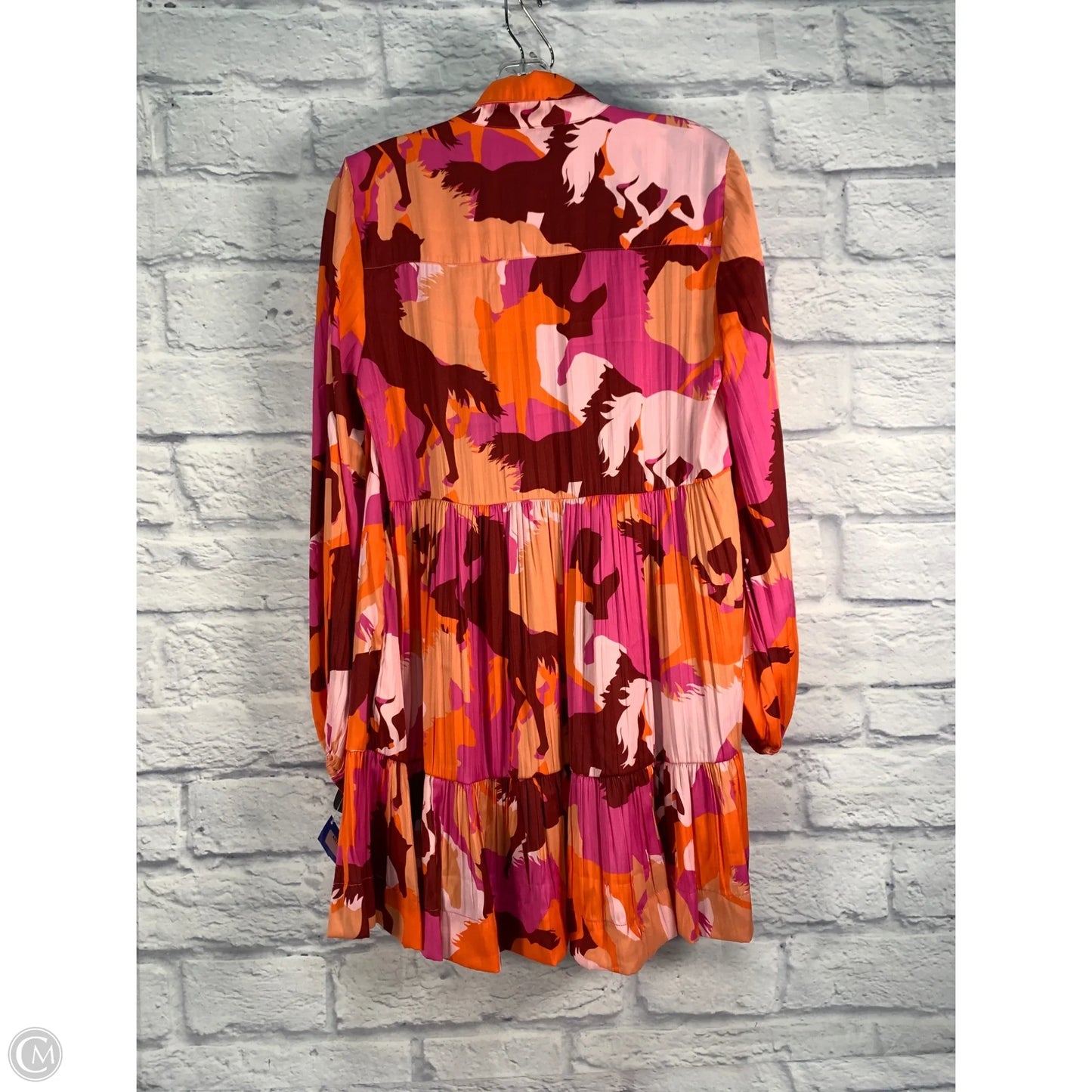 Dress Party Short By Maeve In Orange & Purple, Size: S