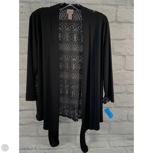 Cardigan By Chicos In Black, Size: L