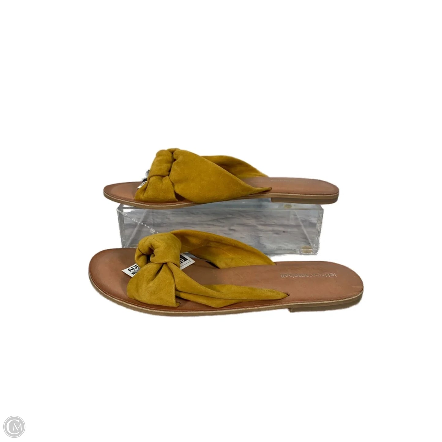 Sandals Flats By Jeffery Campbell In Tan & Yellow, Size: 8